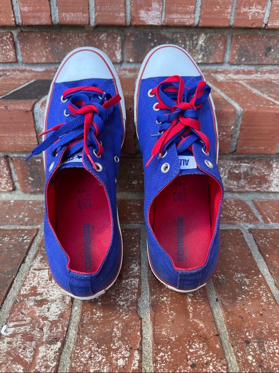 Converse Chuck Taylor All Star Mazarine Blue Low Top Men 13 Women 15 Sneakers - Picture 5 of 8